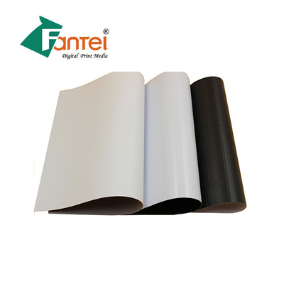 Холодное прокатанное знамя 13oz PVC Blockout, серое заднее знамя Rolls гибкого трубопровода Blockout